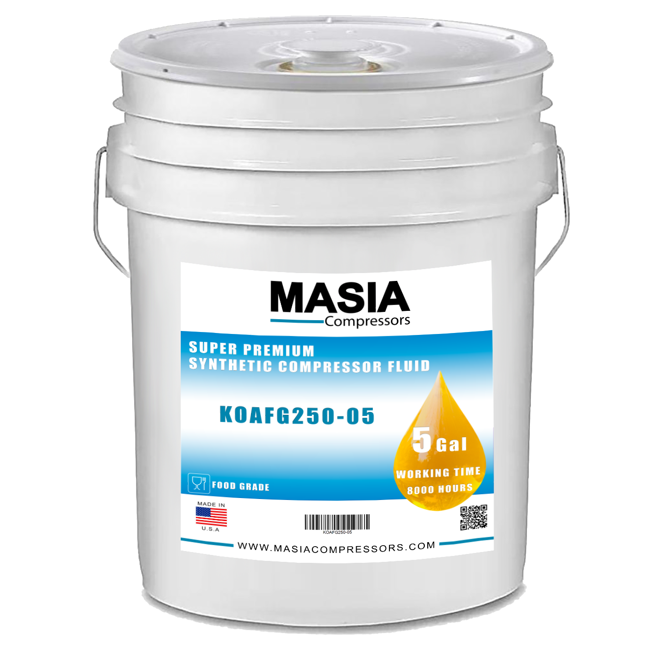 28H314 Gardner Denver AEON 6000FG-68 Lubrificante - Base PAO de grau alimentício ISO 68