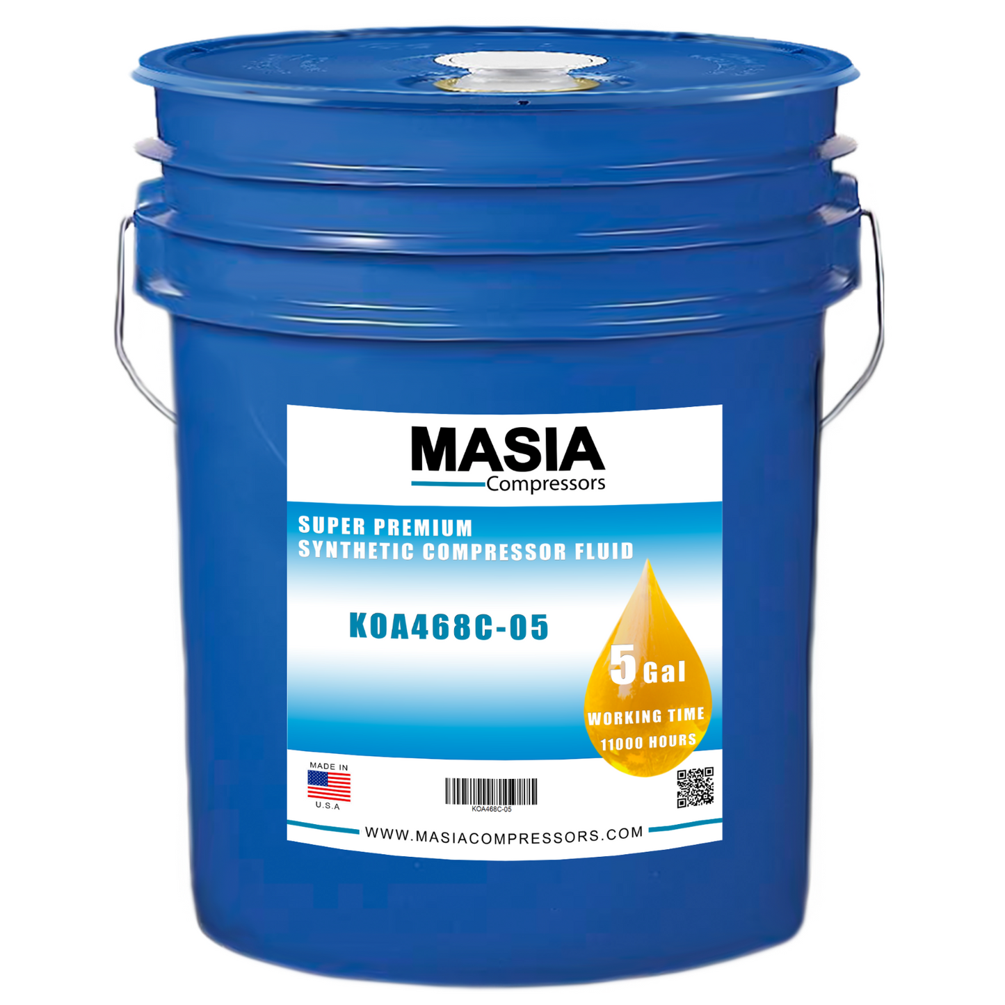 Lubrificante Quincy Quin-Syn Edge POE Base Sintética ISO 46 12000 Horas QuinSyn HP