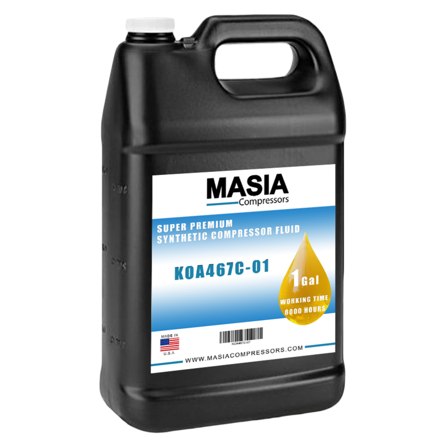 KOA467C-01 Masia Compressors Lubricant/PAO Synthetic Base / 8000 Lifetime