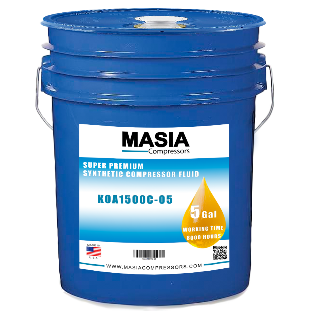 Compresor alternativo con lubricante sintético Diester KOA1500C Masia Compressors