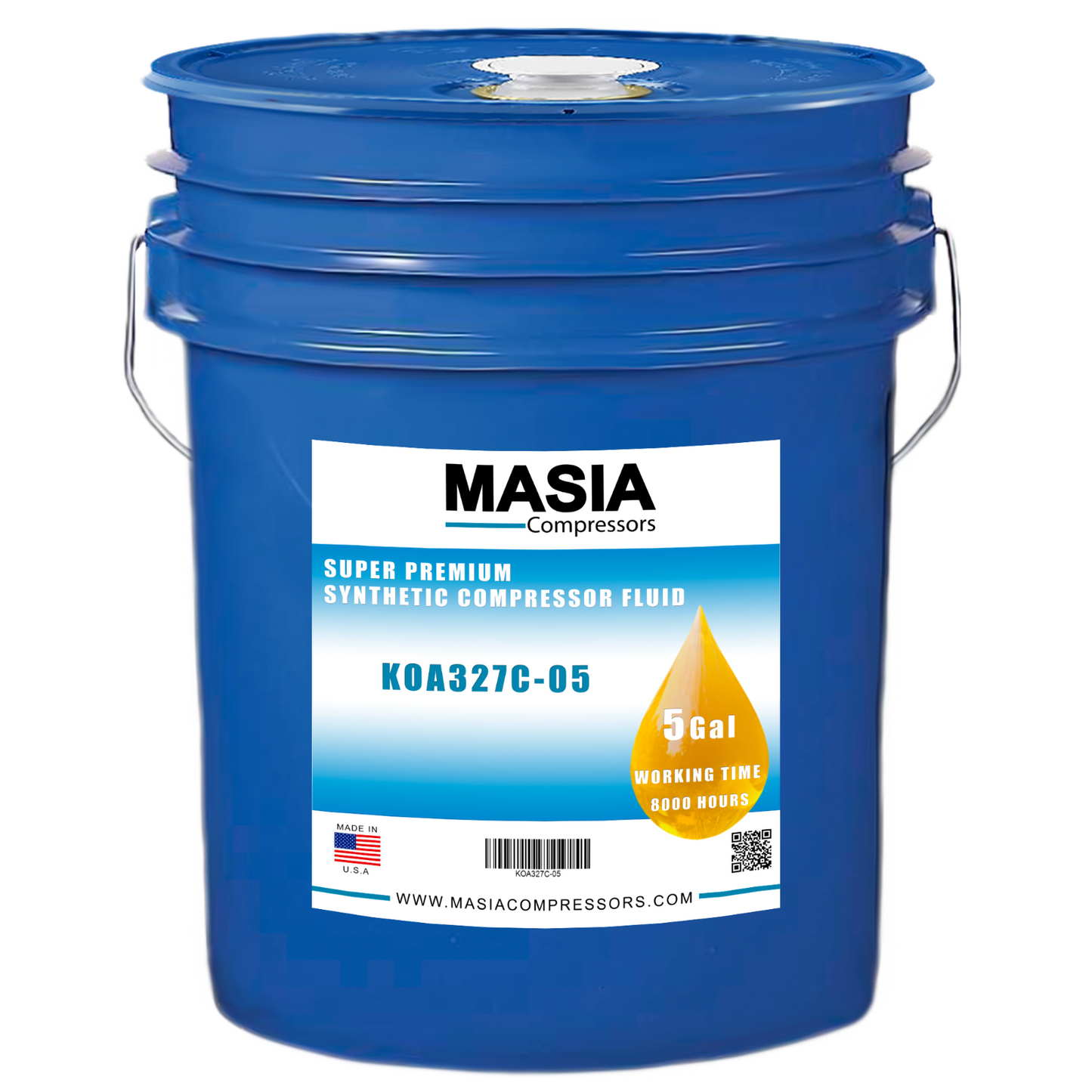 Lubrificante sintético Summit SH-32 para compressor de parafuso 5-Gal Balde PAO Base 8000 H