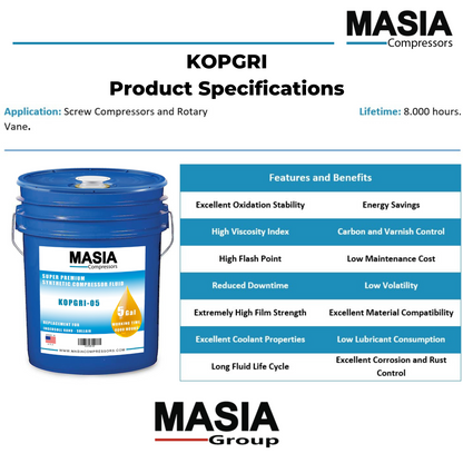 92692284 Lubricant for Compressor Compatible with Ingersoll Rand - 6 gal
