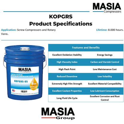 02250022-670 Lubricant for Compressor Compatible with Sullair - 1 gal