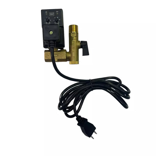 XSTORE 532-04-300-1 Hankison Solenoid Drain Valve - 1/2"" Thread - 6 ft Cord - 115 Volts